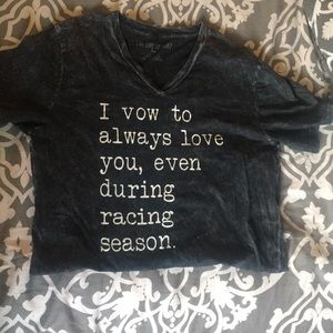 Love Love Gameday Love Racing T-Shirt